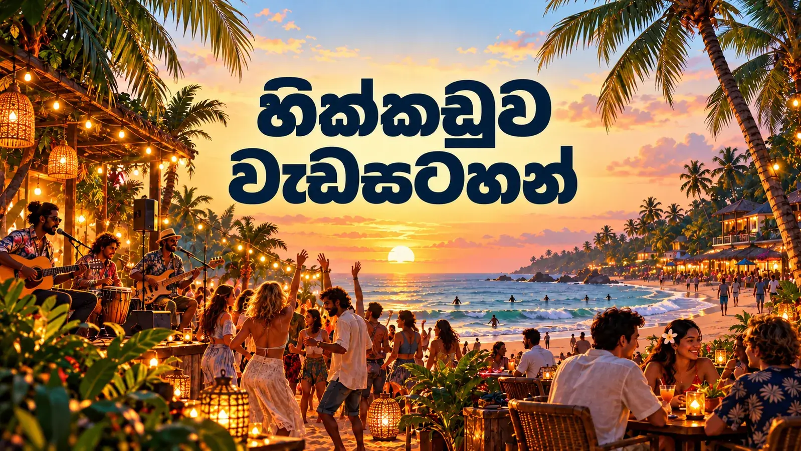 හික්කඩුව වැඩසටහන් — සාද, සජීවී සංගීතය සහ හමුවීම්