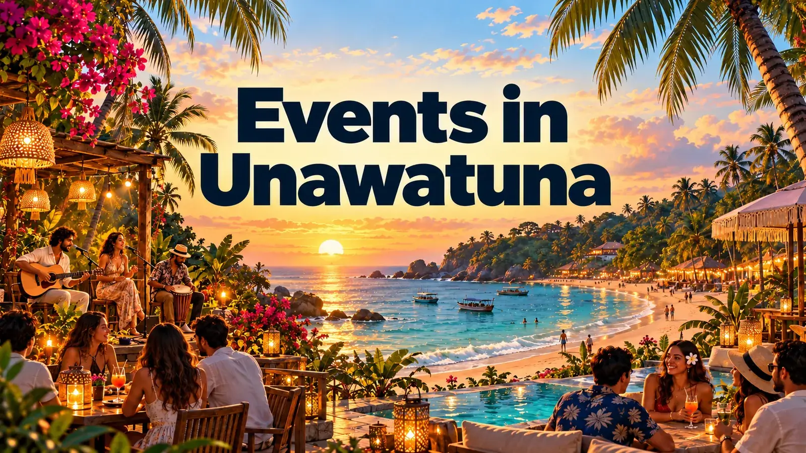 Veranstaltungen in Unawatuna — Partys, Konzerte und Treffen
