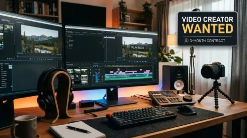 Remote Video Creator & Editor — 3-Month Contract