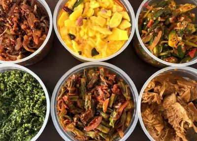 Christines hausgemachte Curry-Portionen in Colombo